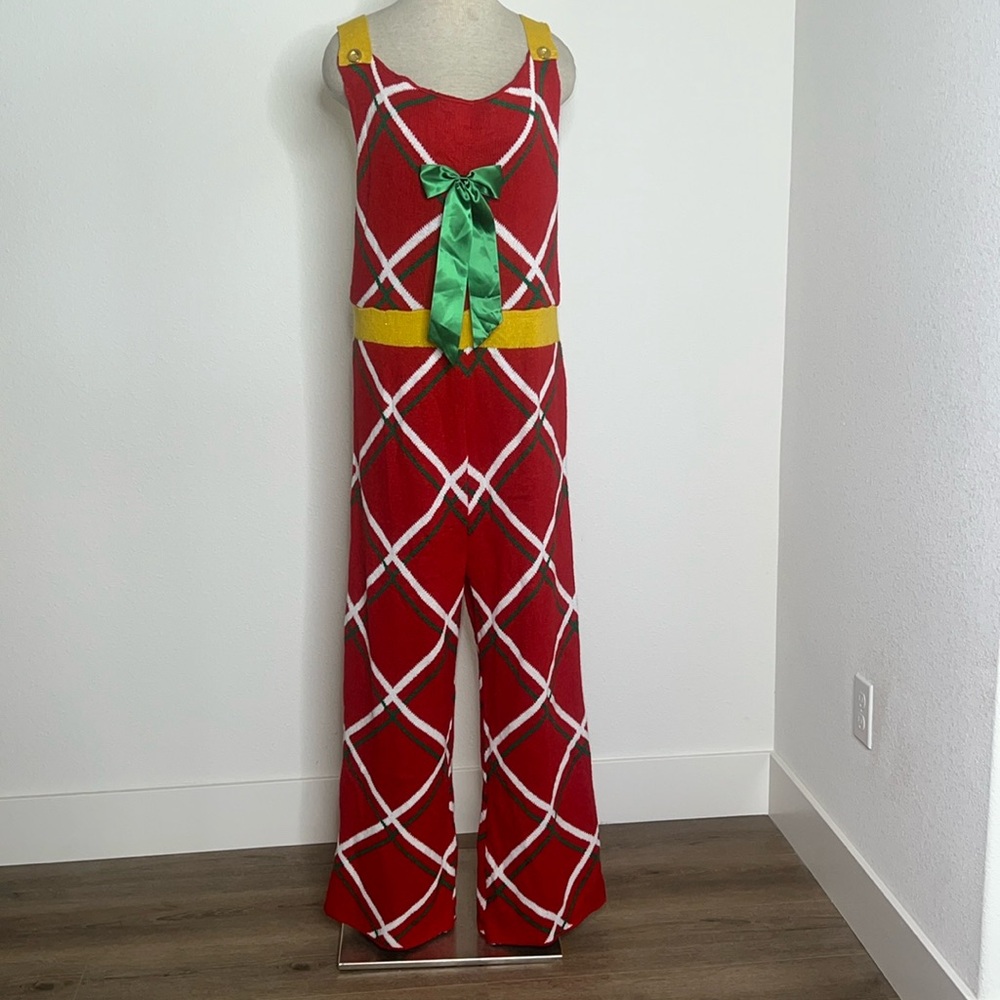 Spadehill Knit Christmas Holiday Loungewear Jumpsuit